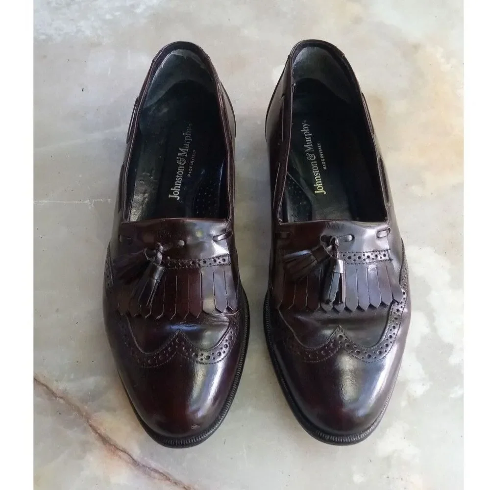 Johnston and Murphy Men's sz. 9.5W Tassel Loafers